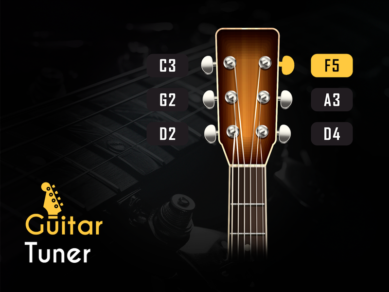 Guitar Tuner - Chords & Tabs - عکس برنامه موبایلی اندروید