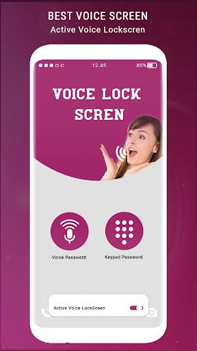 Voice Screen Lock - Unlock - عکس برنامه موبایلی اندروید