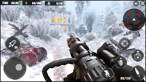 US Army Commando World War Gunner Special Forces - Gameplay image of android game