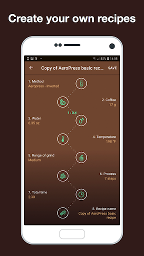 coffee.cup.guru - Image screenshot of android app