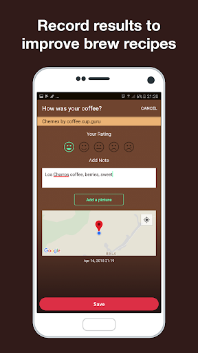 coffee.cup.guru - Image screenshot of android app