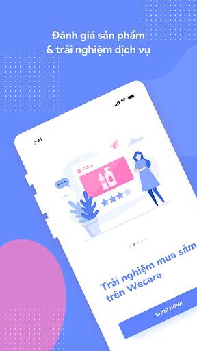 WECARE Hỏi đáp - Review - Mua sắm - Image screenshot of android app