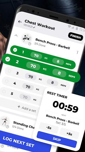Gym Workout Tracker: Gym Log - Image screenshot of android app
