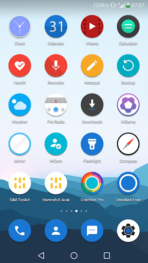 Oreofied (FREE) EMUI 5.X/8.0 Theme - Image screenshot of android app