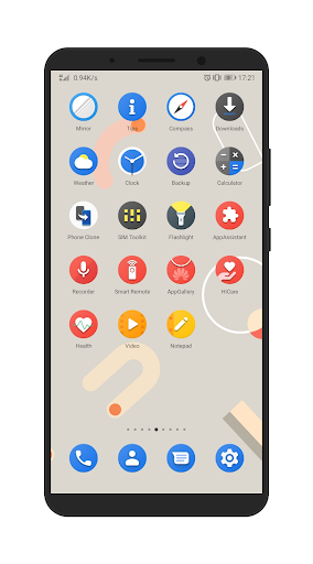 Pixelify EMUI 9.1/9.0 Theme - Image screenshot of android app