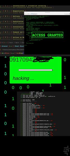 Fake hack - Image screenshot of android app