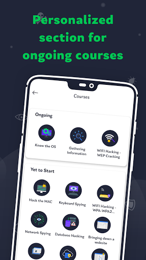 Learn Ethical Hacking: HackerX - Image screenshot of android app