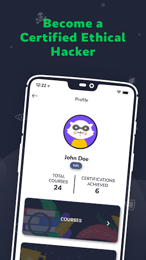 Learn Ethical Hacking: HackerX - Image screenshot of android app