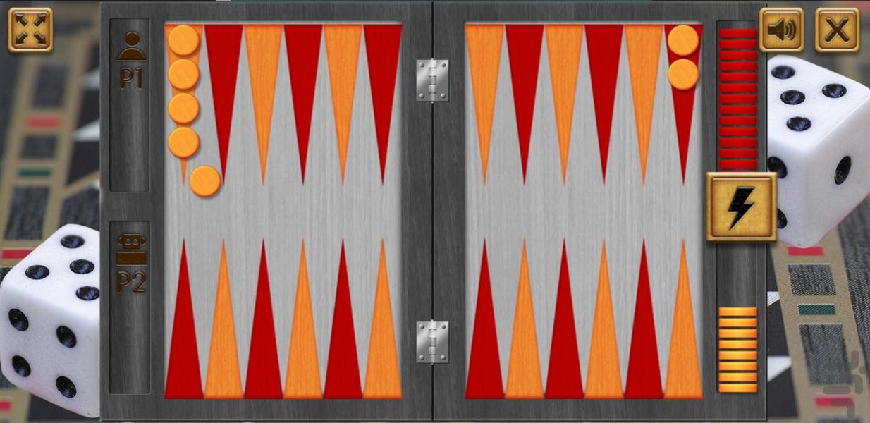 تخته نرد - Gameplay image of android game