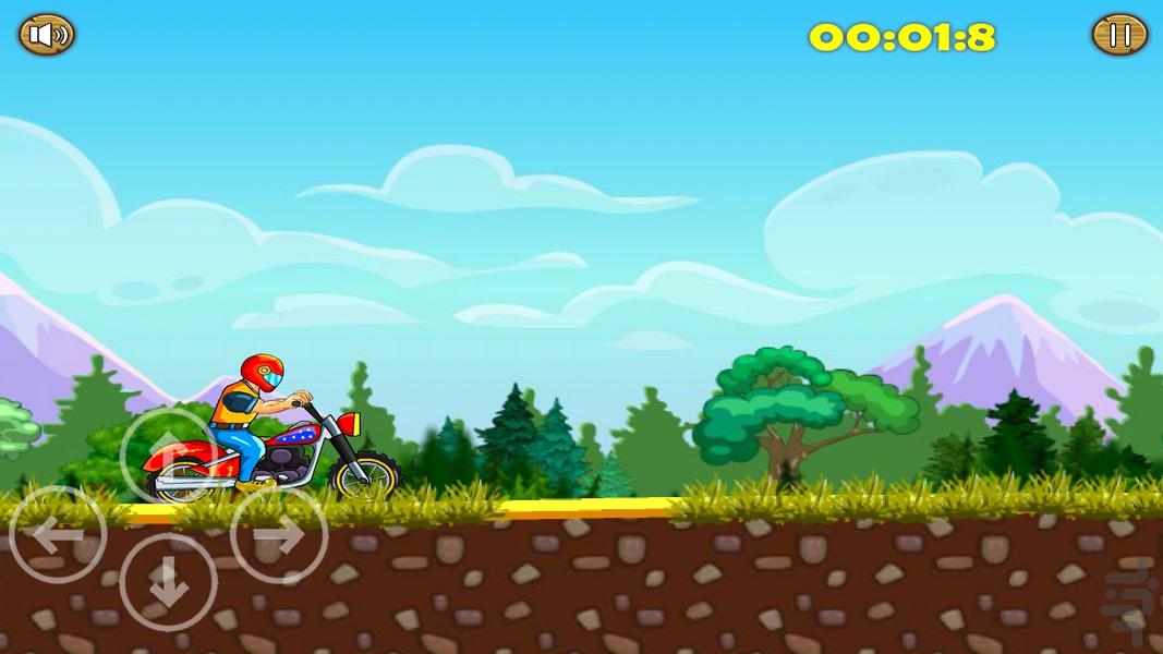 موتور سواری - Gameplay image of android game