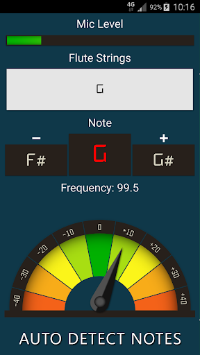 Flute Tuner - Image screenshot of android app