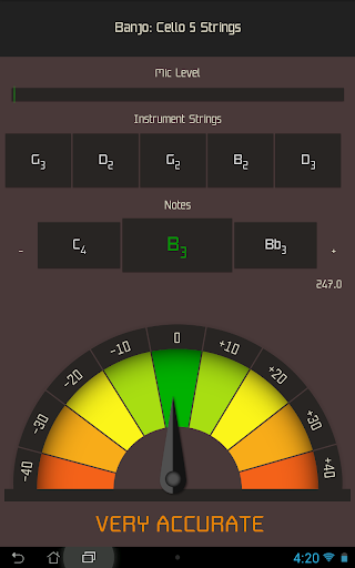 Instrument Tuner - Image screenshot of android app