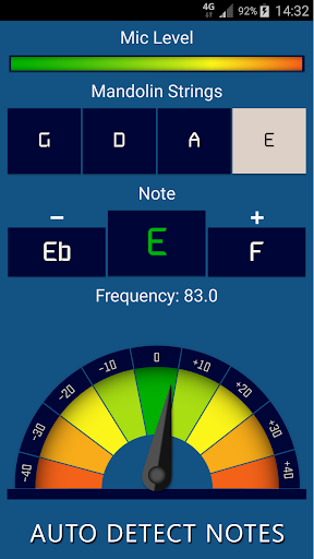 Mandolin Tuner: Fast & Precise - Image screenshot of android app