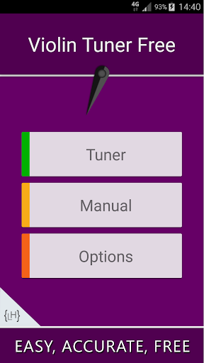Violin Tuner - Image screenshot of android app