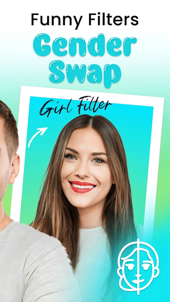 FaceEditor: Aging App, Haircut - عکس برنامه موبایلی اندروید