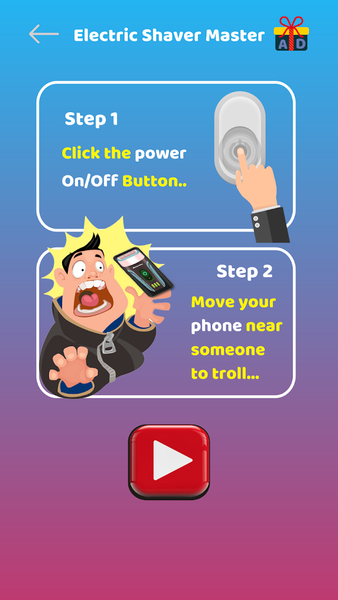 Haircut prank: Trimmer Joke - Image screenshot of android app