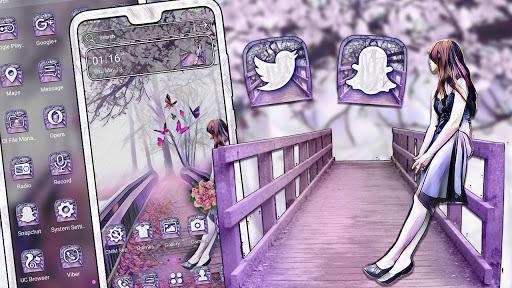Kawaii Girl Theme Launcher - عکس برنامه موبایلی اندروید