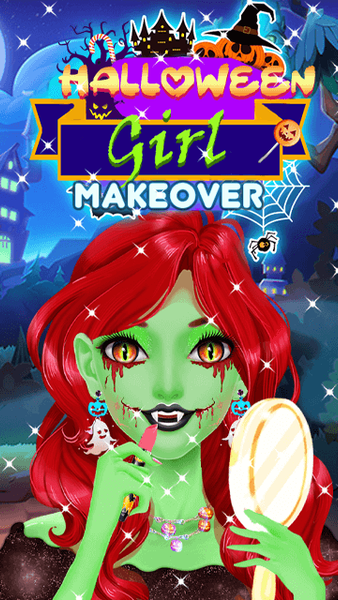 Halloween Makeup Dress Up Game - Gameplay image of android game