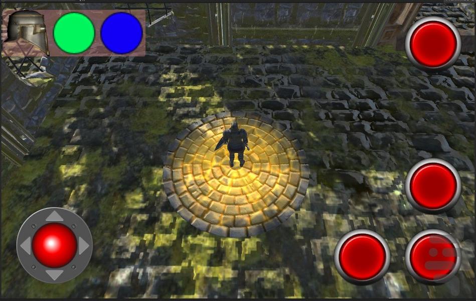 جنگجو : زامبی - Gameplay image of android game
