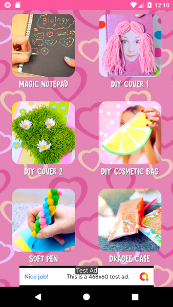 Creative school supplies DIY - Image screenshot of android app