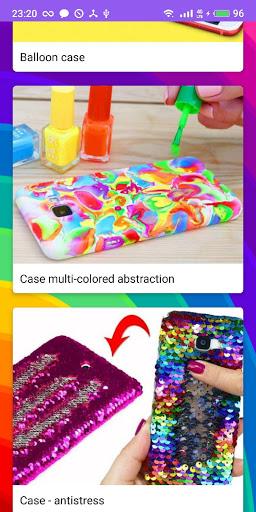 How to make a phone case - Image screenshot of android app