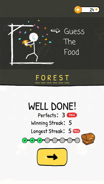 Hangman Words:Two Player Games - Gameplay image of android game