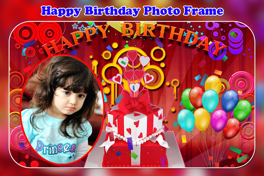 Happy Birthday Photo Frame - عکس برنامه موبایلی اندروید
