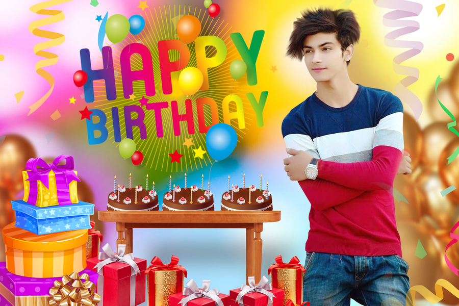 Happy Birthday Photo Frame - عکس برنامه موبایلی اندروید