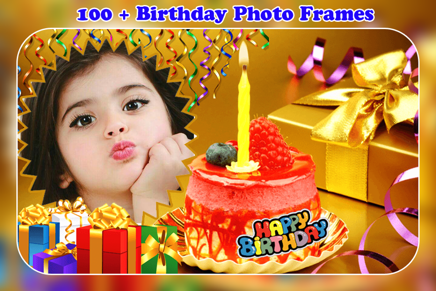 Happy Birthday Photo Frame - عکس برنامه موبایلی اندروید