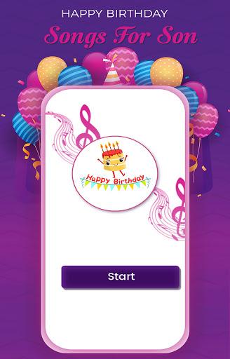 Happy Birthday Songs For Son - Image screenshot of android app