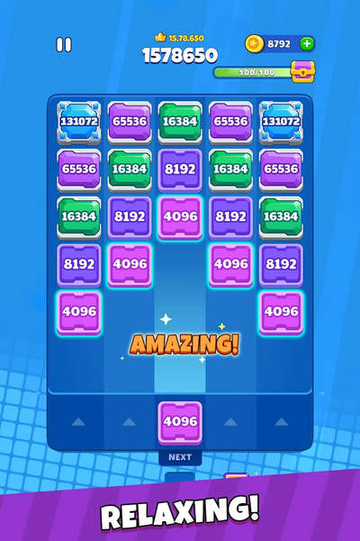 Happy Puzzle™ Shoot Block ۲۰۴۸ - عکس بازی موبایلی اندروید