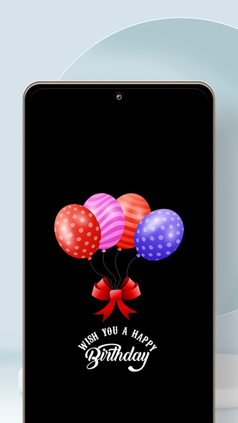 Happy birthday photo frame wit - Image screenshot of android app