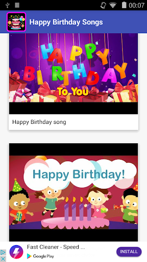 Happy Birthday Songs 2020 - عکس بازی موبایلی اندروید