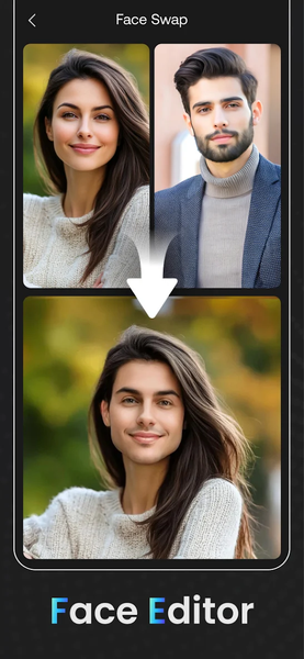 Face Editor - Smile Corrector - عکس برنامه موبایلی اندروید