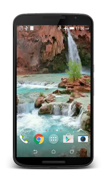 Havasu Falls Live Wallpaper - Image screenshot of android app