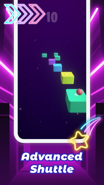 Hop Ball Dash - Gameplay image of android game