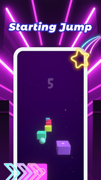 Hop Ball Dash - Gameplay image of android game