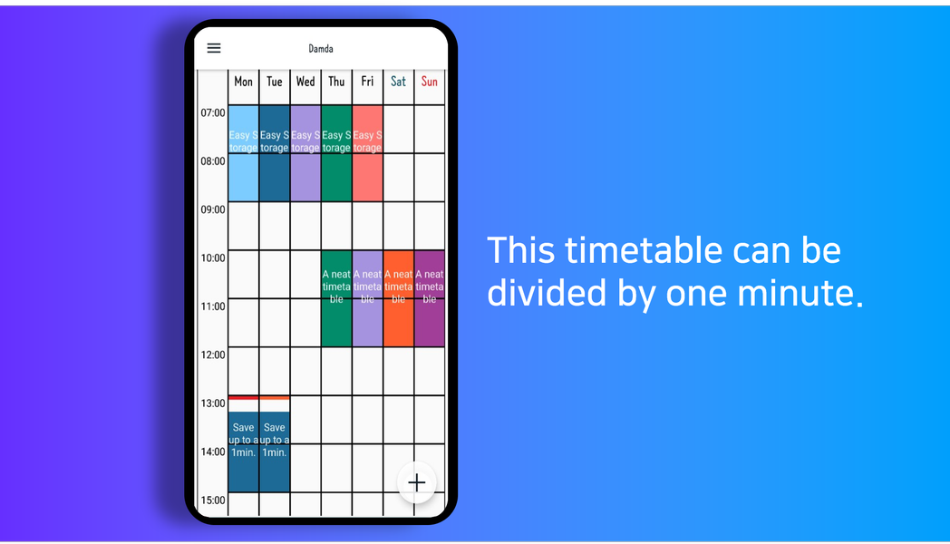 Planner Timetable with alarm f - Image screenshot of android app