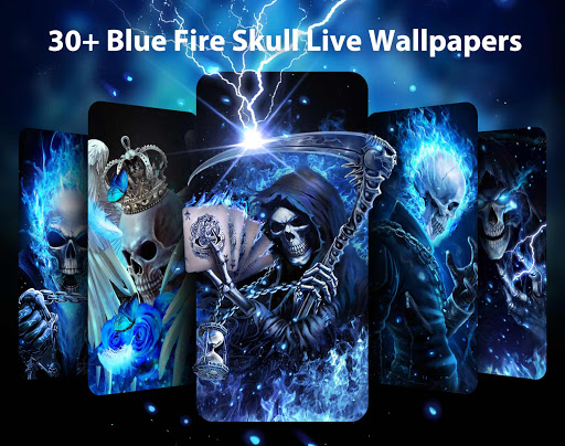 Download Blue Android Fire Wallpaper  Wallpaperscom