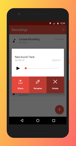 HD MP۳ Voice Recorder - عکس برنامه موبایلی اندروید