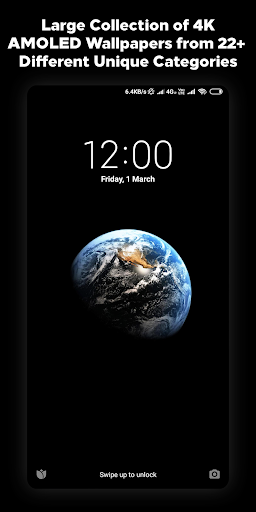 ۴K AMOLED Wallpapers - Live Wallpaper Changer - عکس برنامه موبایلی اندروید