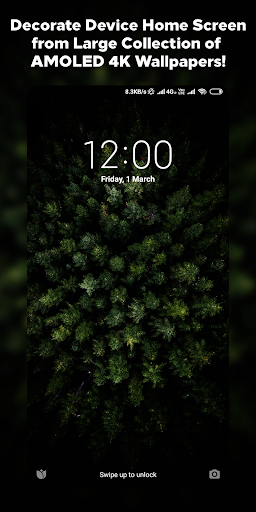 ۴K AMOLED Wallpapers - Live Wallpaper Changer - عکس برنامه موبایلی اندروید