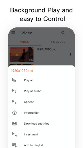 HD Video Player - All Format Video Player 2021 - عکس برنامه موبایلی اندروید