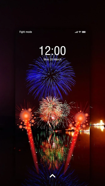 Fireworks Live Wallpaper - Image screenshot of android app