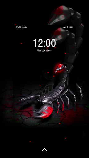 Scorpion Live Wallpaper FREE - Image screenshot of android app