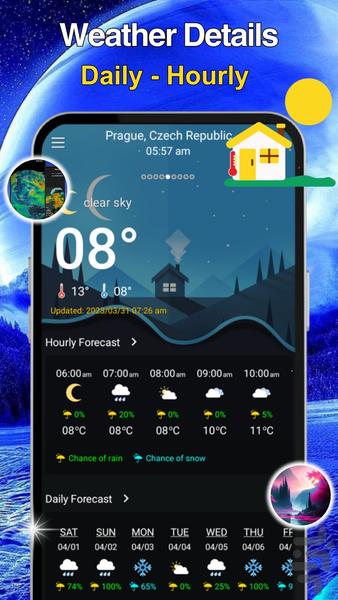 Today Weather - Alert ۲۰۲۳ - عکس برنامه موبایلی اندروید