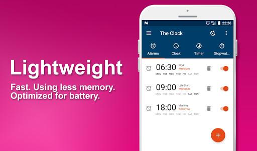 The Clock: Alarm Clock & Timer - عکس برنامه موبایلی اندروید