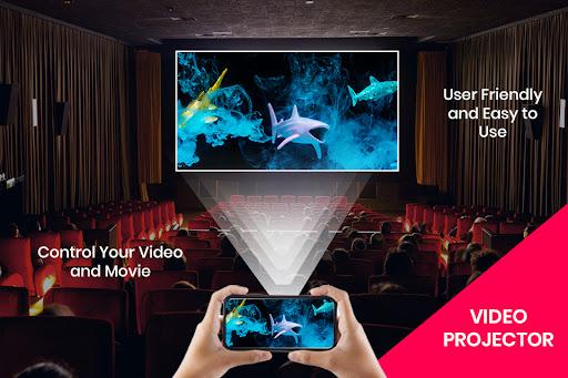HD Video Projector Simulator - Mobile Projector - Image screenshot of android app