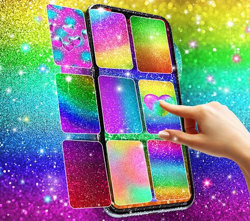 Colorful glitter wallpapers - Image screenshot of android app