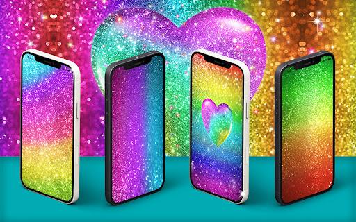 Colorful glitter wallpapers - Image screenshot of android app